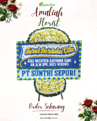 Papan Bunga Duka di Maruyung
