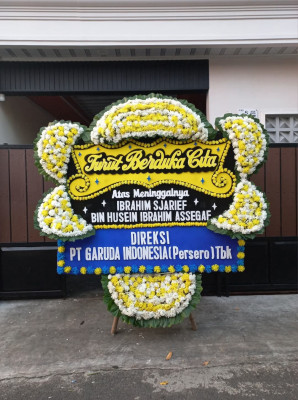 Papan Bunga Duka di Maruyung